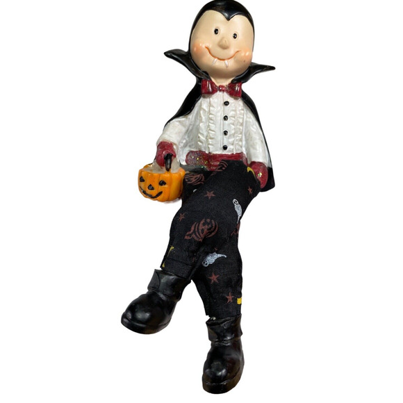 Vintage 90s Dracula Vampire Halloween Home Decor Shelf Sitter 7” - Picture 2 of 7